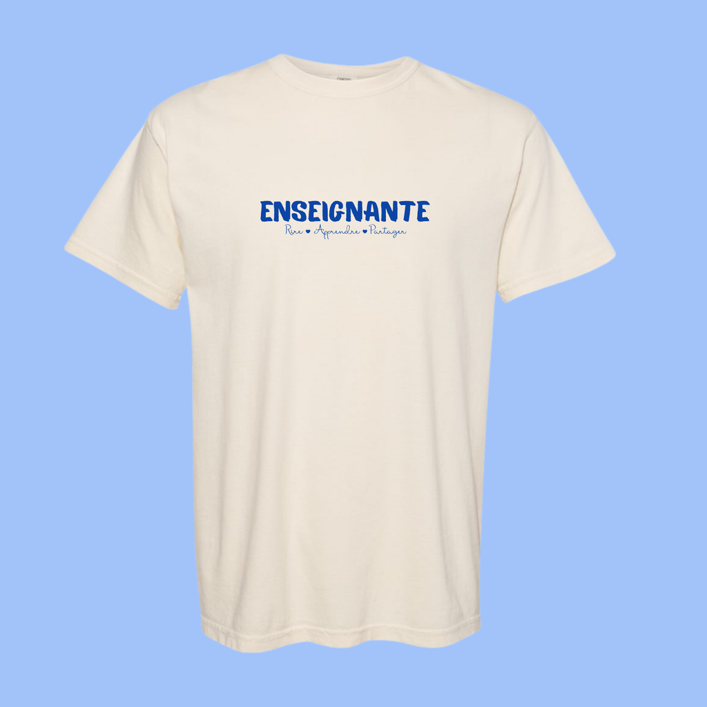Enseignant.e - T-shirt - Rire, Apprendre, Partager