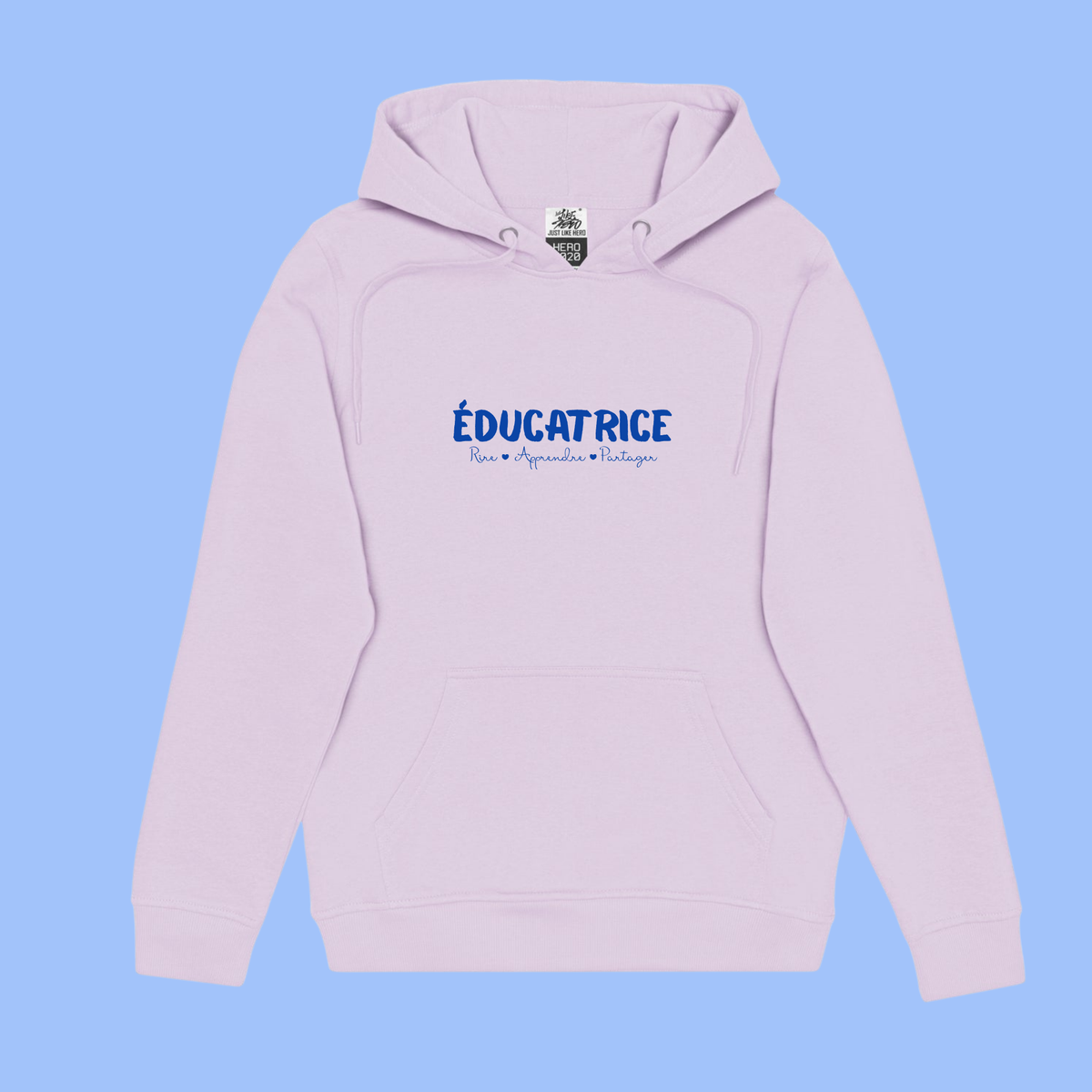Éducateur.rice - Hoodie - Rire, apprendre, partager